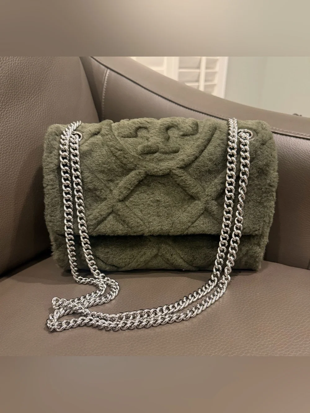 FLEMING SOFT SHEARLING CONVERTIBLE SHOULDER BAG